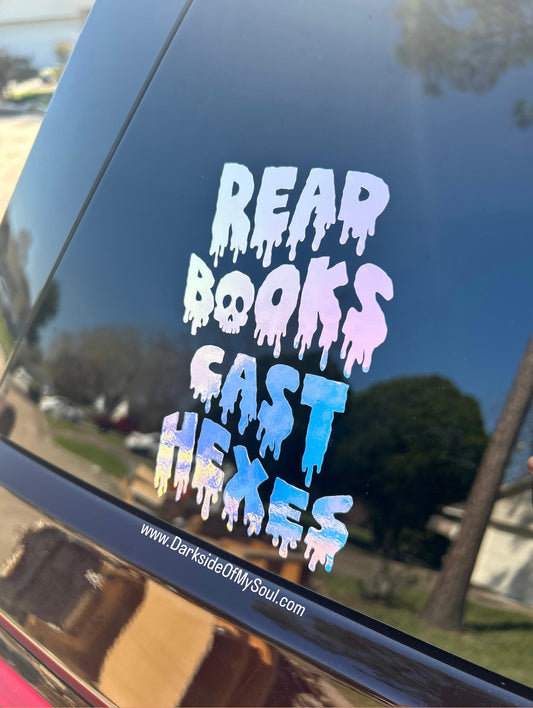 Read Books Cast Hexes Decal
