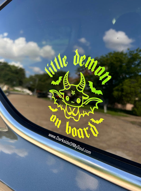 Little Demon/s On Board Decal