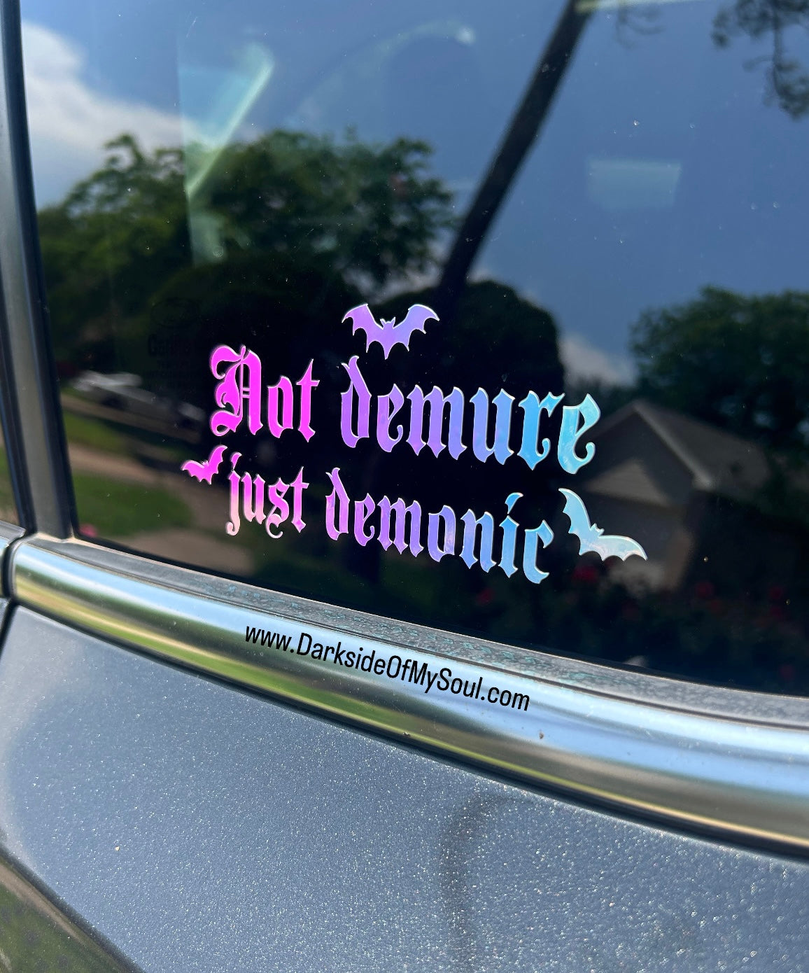 Not Demure Just Demonic Decal