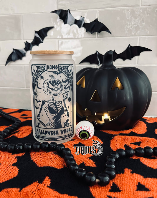 DOMS Exclusive Halloween Whore | 16OZ. Frosted Glass Cup