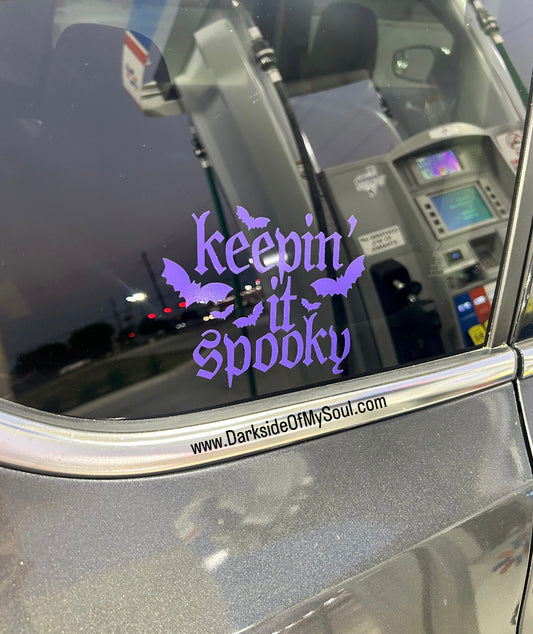 Keepin It Spooky Decal