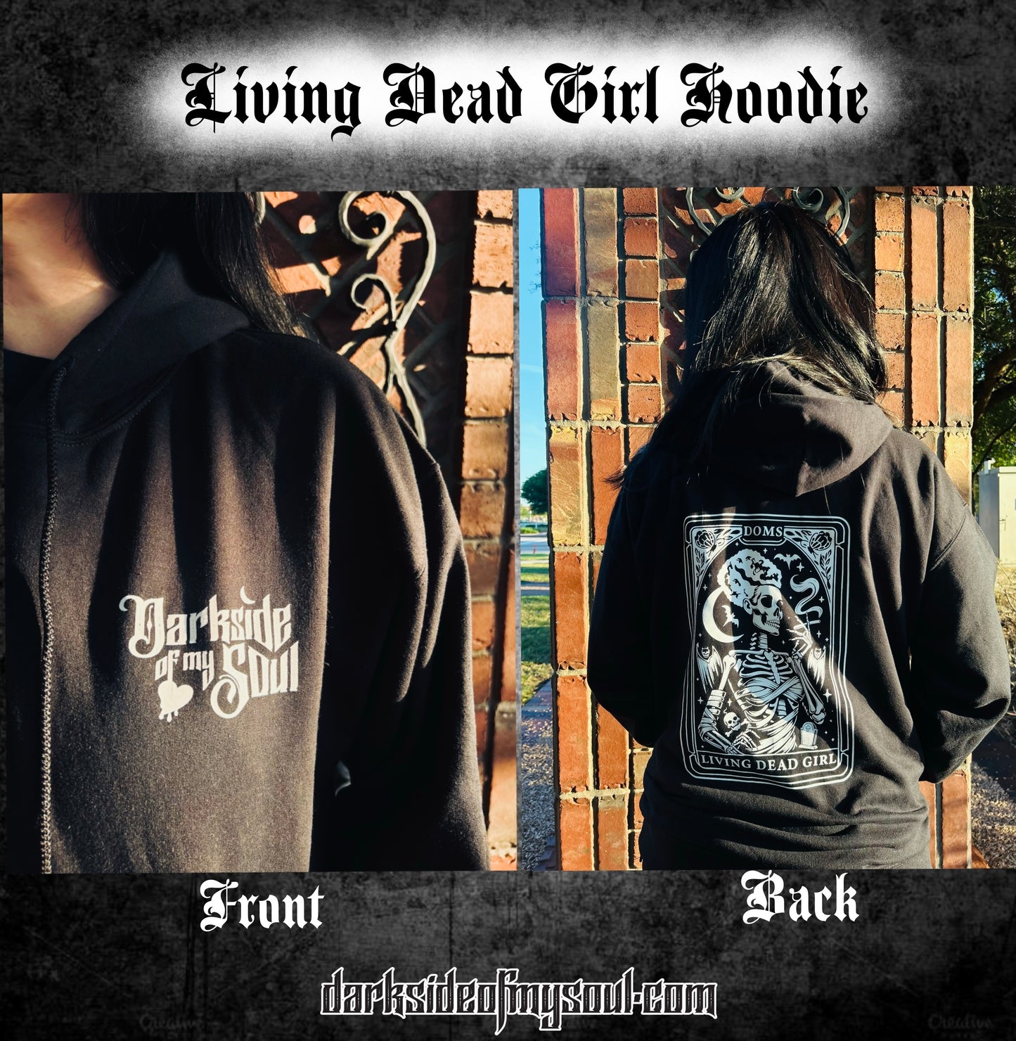 Darkside Of My Soul Exclusive Living Dead Girl Hoodie