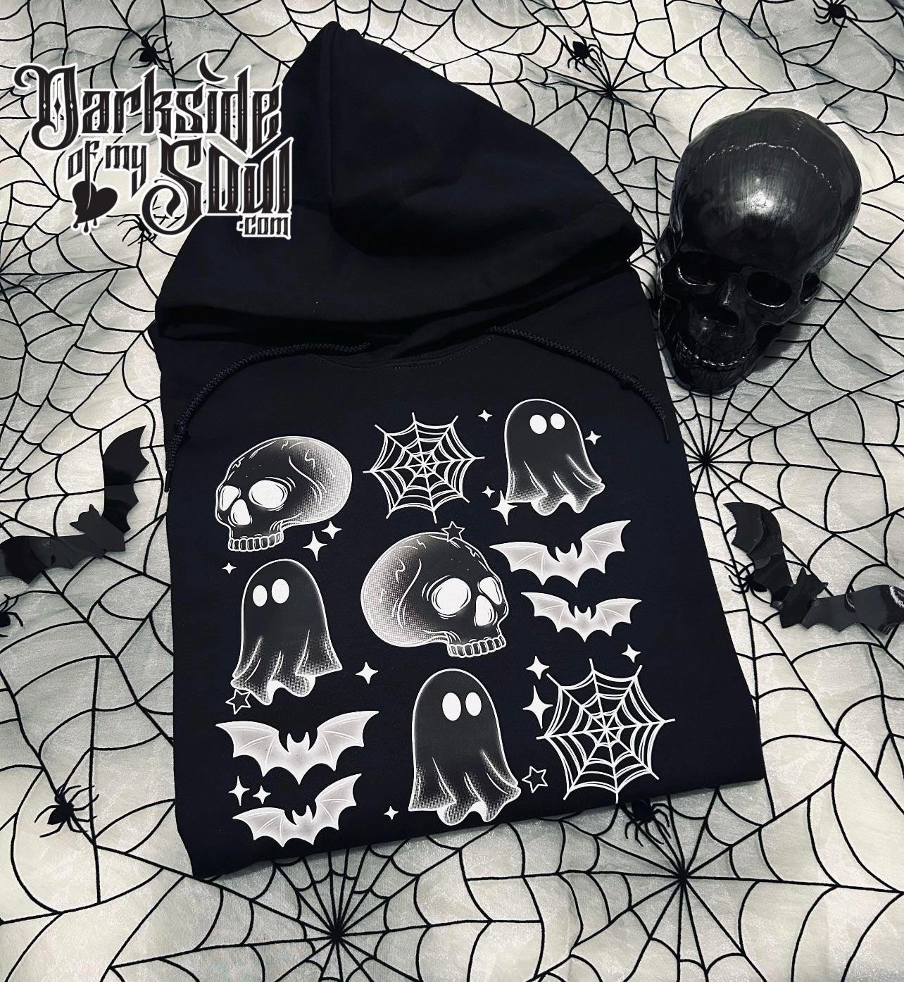 Spooky Grid Hoodie