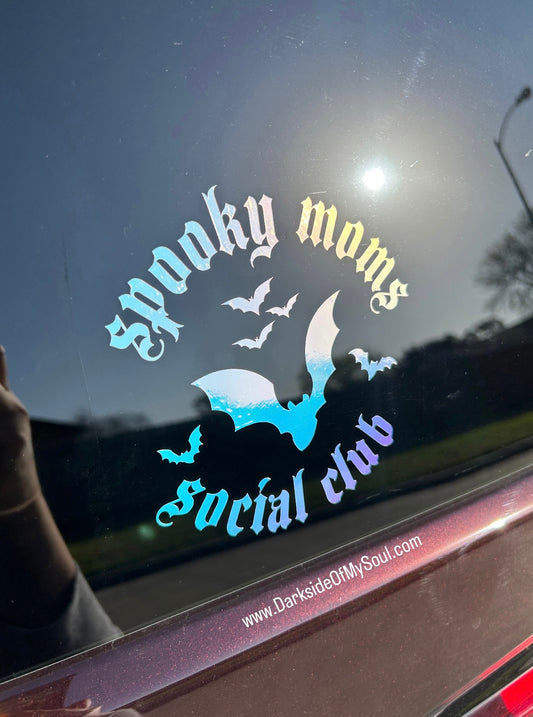 Spooky Moms Social Club Decal