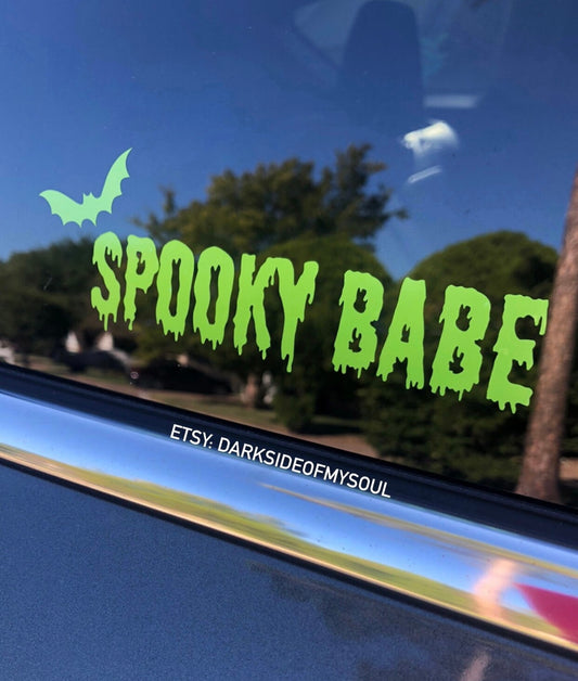 Spooky Babe Decal