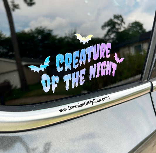 Creature Of The Night Decal