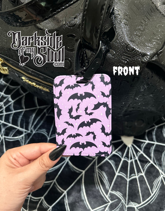 Spooky Bat Luggage Tag