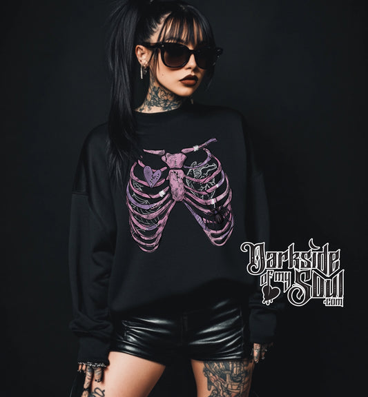 Valloween Ribcage Sweater
