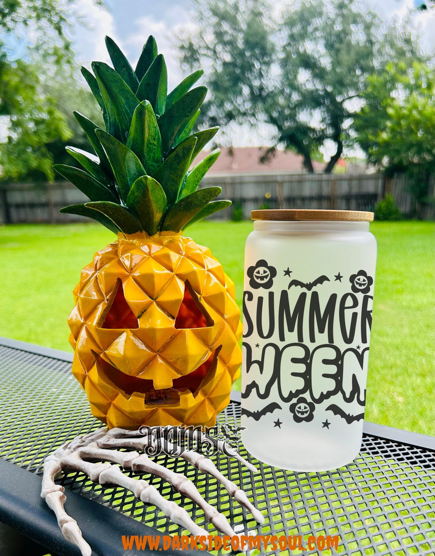 Summerween | 16oz. Frosted Glass Cup