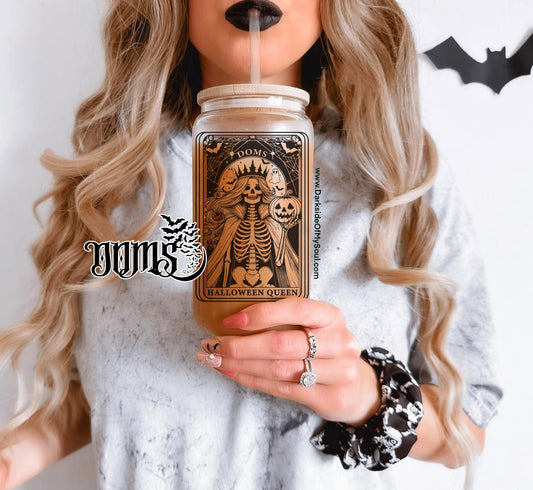 Darkside Of My Soul Exclusive Halloween Queen | 16oz. Frosted Glass Cup