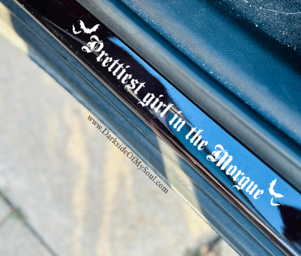 Prettiest Girl In The Morgue Decal