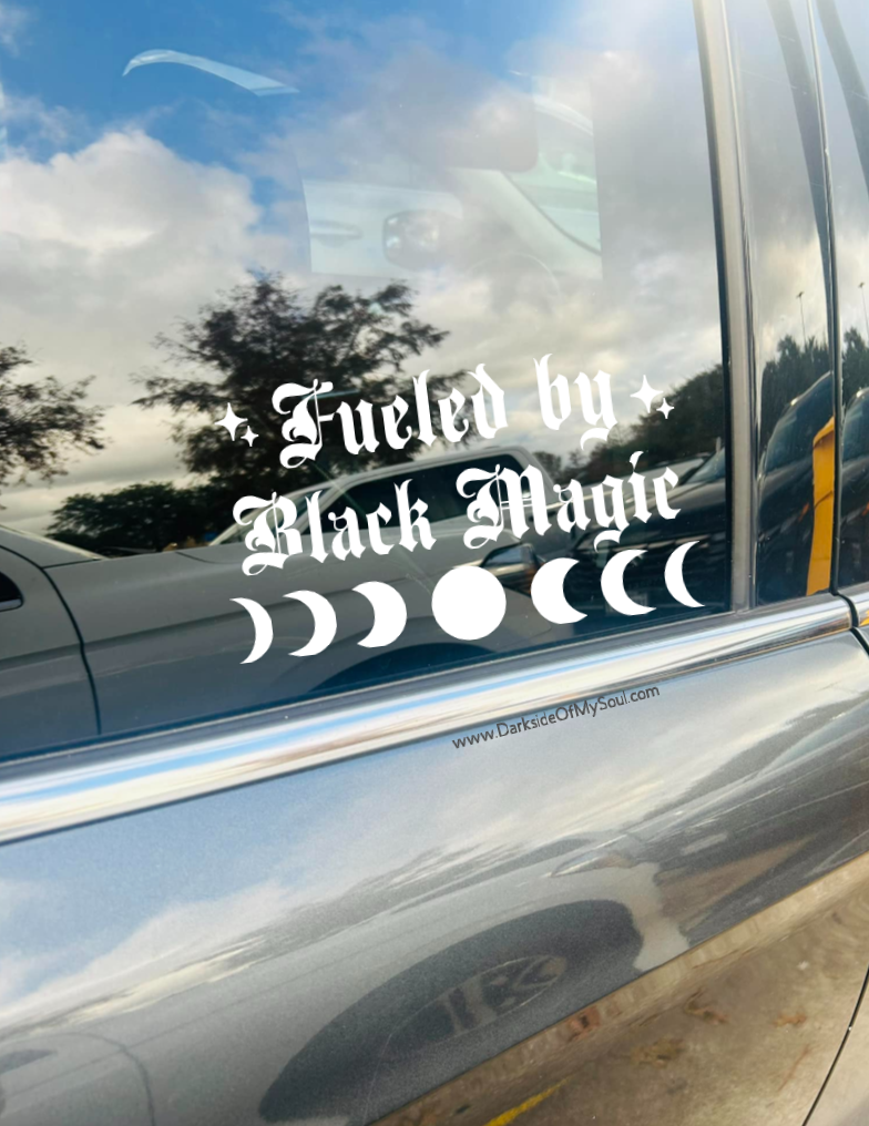 Fueled By Black Magic Decal