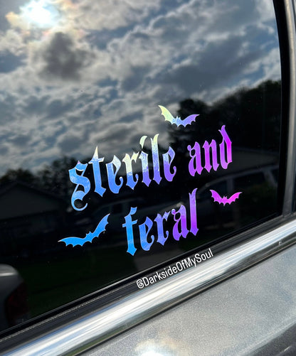 Sterile And Feral Decal