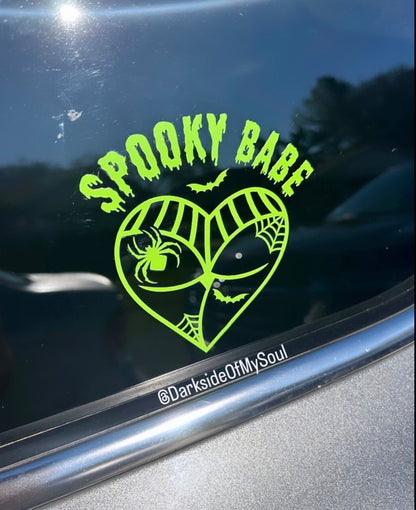 Spooky Babe Decal