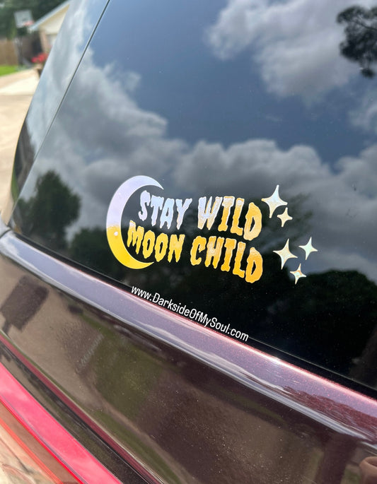Stay Wild Moon Child Decal