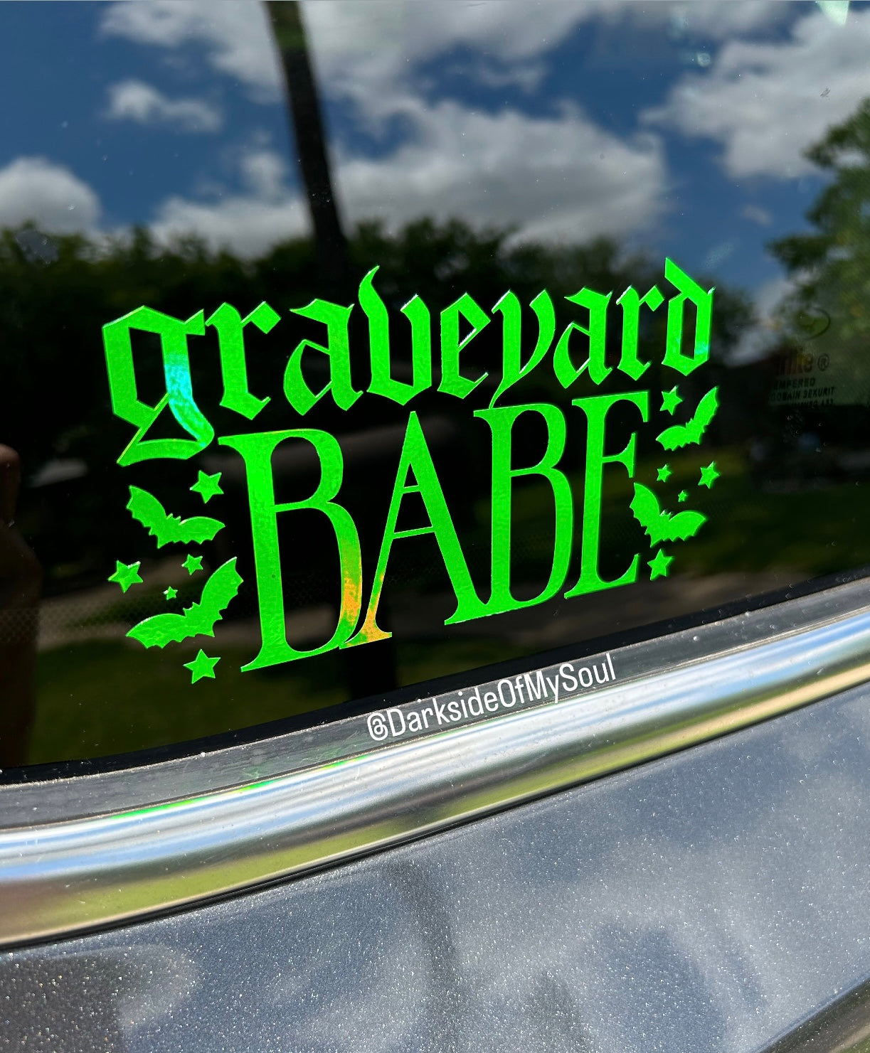 Graveyard Babe Decal