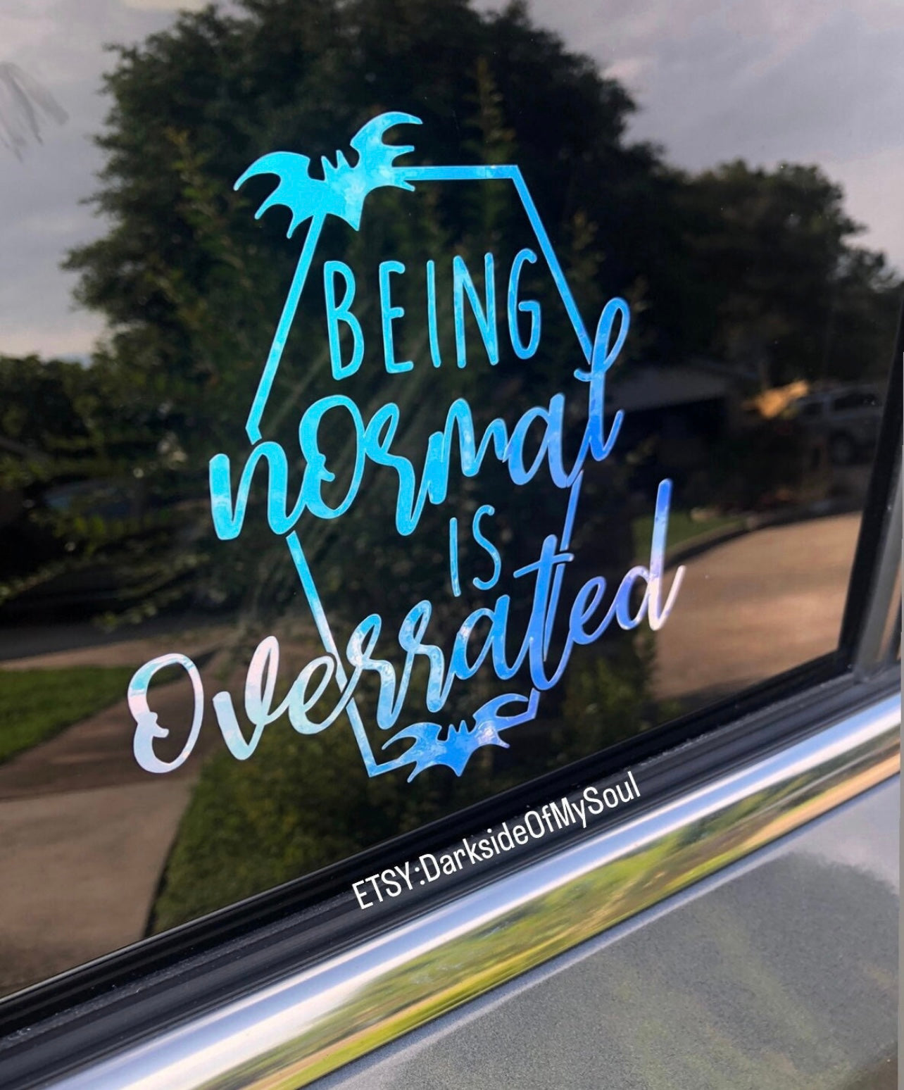 Being Normal Is Overrated Decal