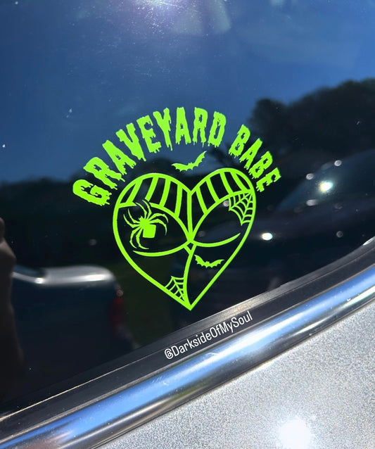 Graveyard Babe Decal