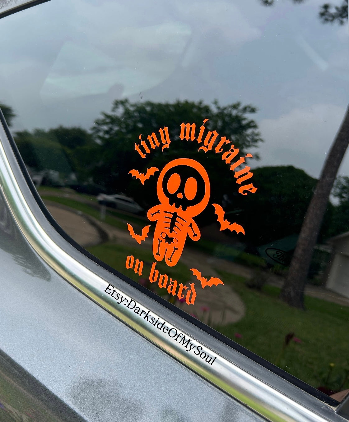Tiny Migraine/s On Board Decal