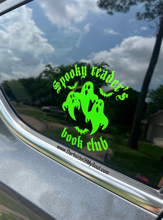 Spooky Reader's Book Club Decal