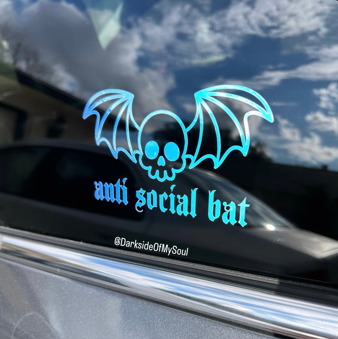 Anti Social Bat Decal