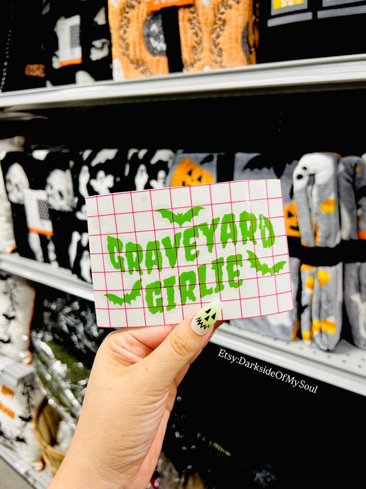 Graveyard Girlie Decal