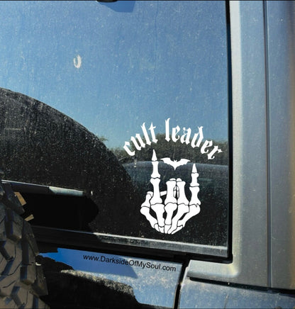 Cult Leader Skeleton Hand Decal