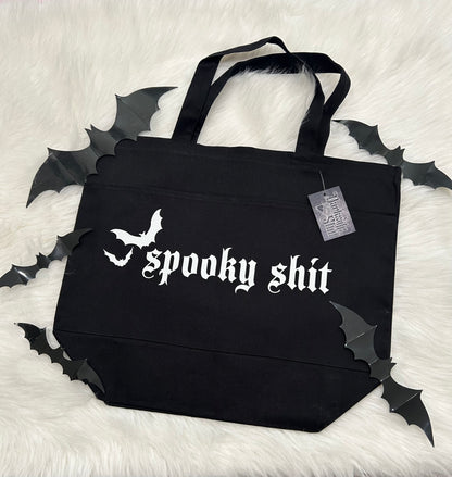 Exclusive DOMS Spooky Shit Tote Bag