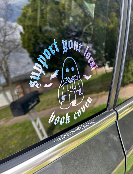 Support Your Local Book Coven Decal