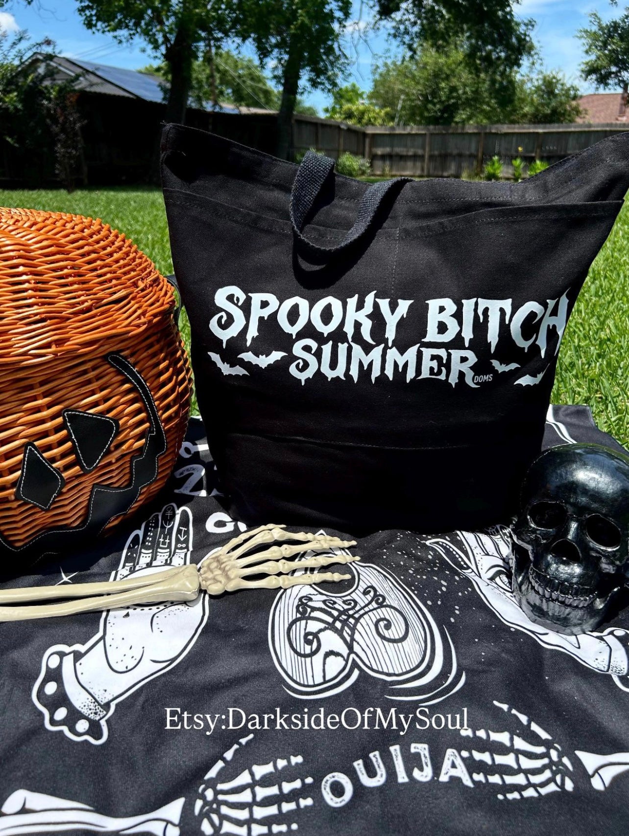 DOMS Exclusive Spooky Bitch Summer Tote Bag