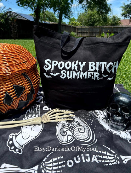 DOMS Exclusive Spooky Bitch Summer Tote Bag