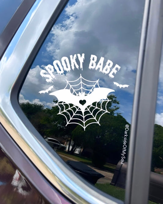 Spooky Babe Decal