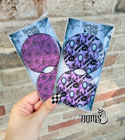 Spooky Purple Pastel Car Coasters