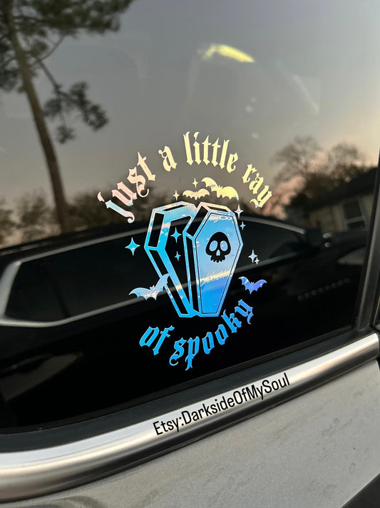 Just A Little Ray Of Spooky Decal