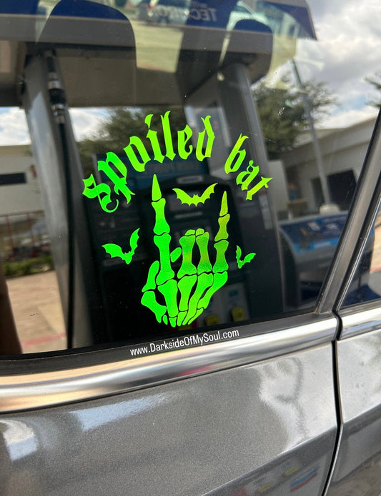 Spoiled Bat Decal