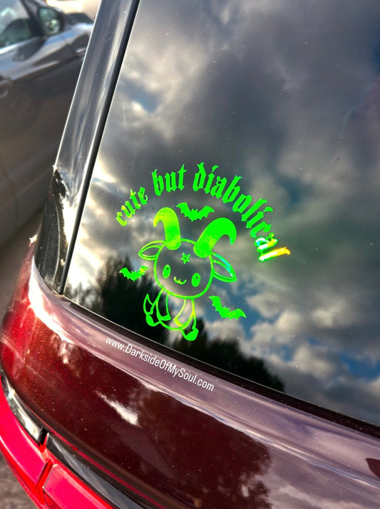 Cute But Diabolical Decal