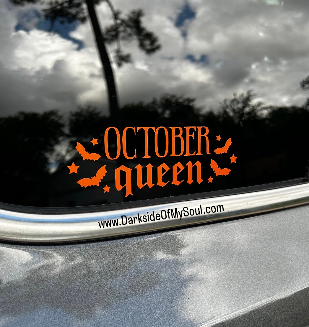 October Queen Decal