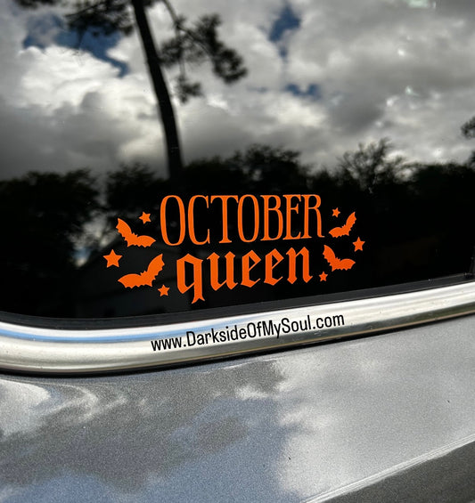 October Queen Decal