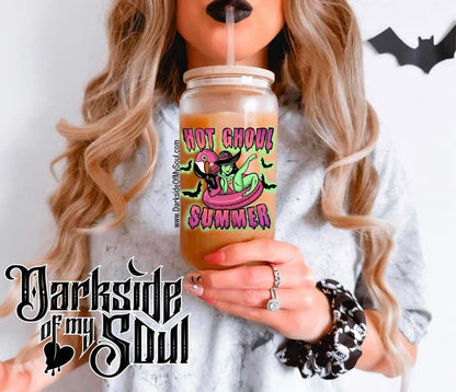 Hot Ghoul Summer | 16oz. Glass Cup