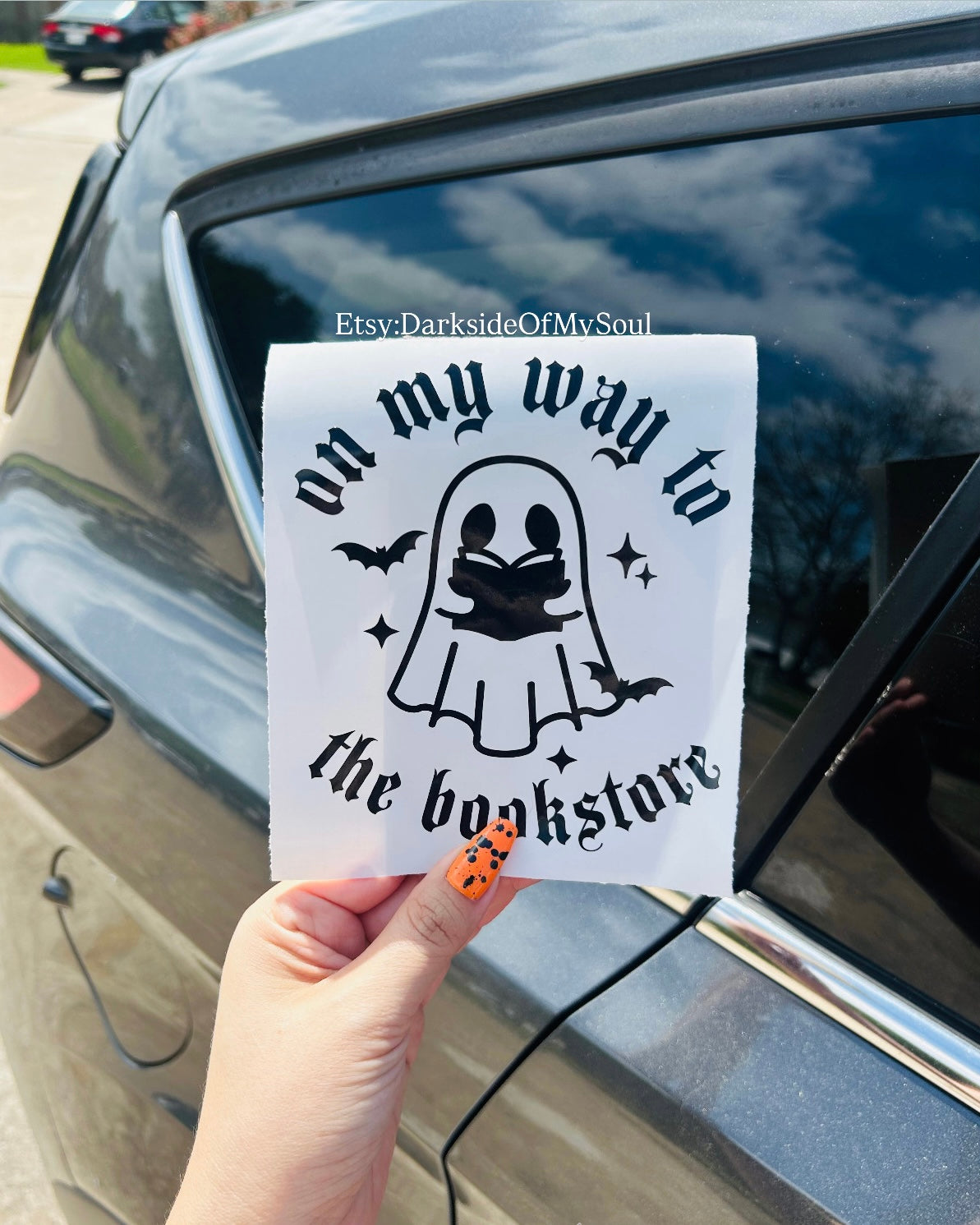 On My Way To The Bookstore Decal