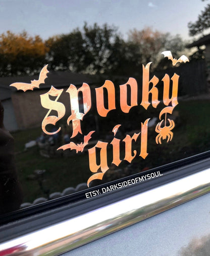 Spooky Girl Decal