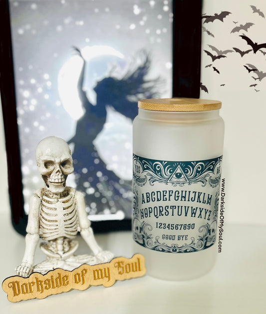 Ouija Board | 16oz. Frosted Glass Cup