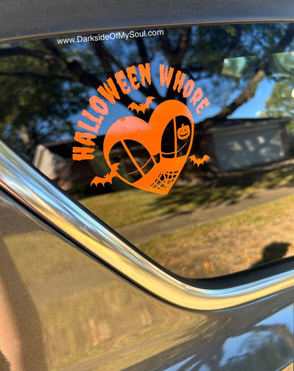 Halloween Whore Decal