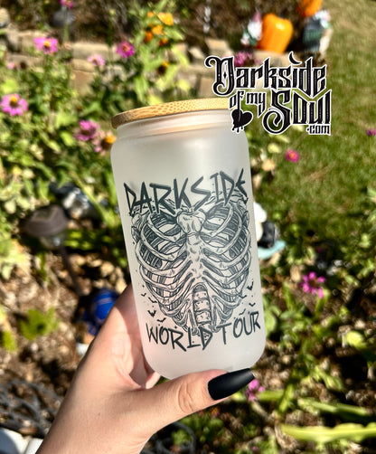 DOMS Exclusive Darkside World Tour | 16oz. Frosted Glass Cup