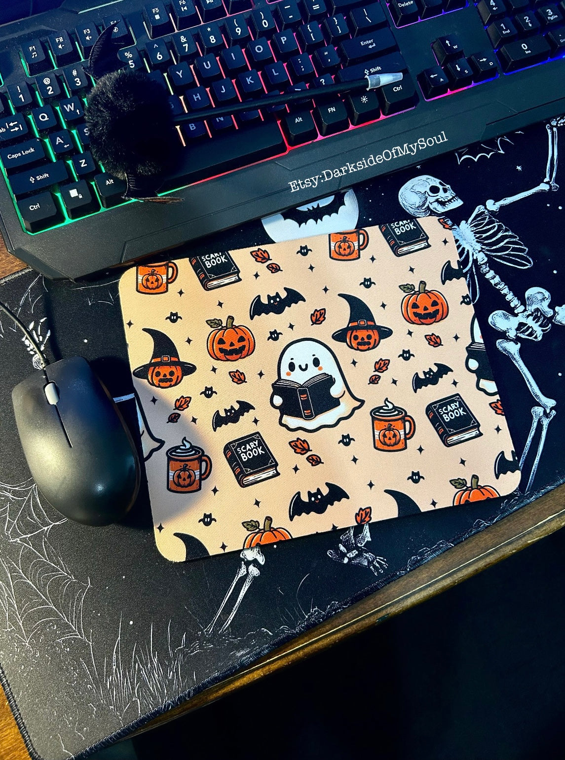 Witchy Ghost Mousepad