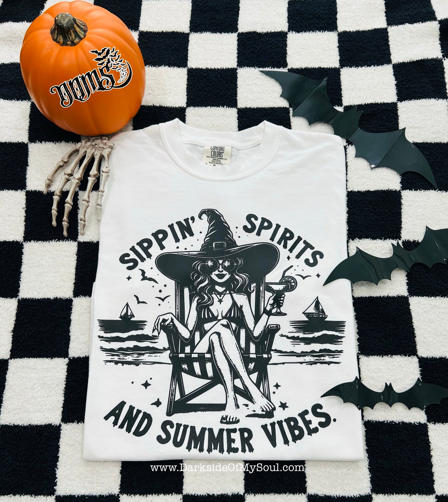 Sippin Spirits And Summer Vibes Shirt