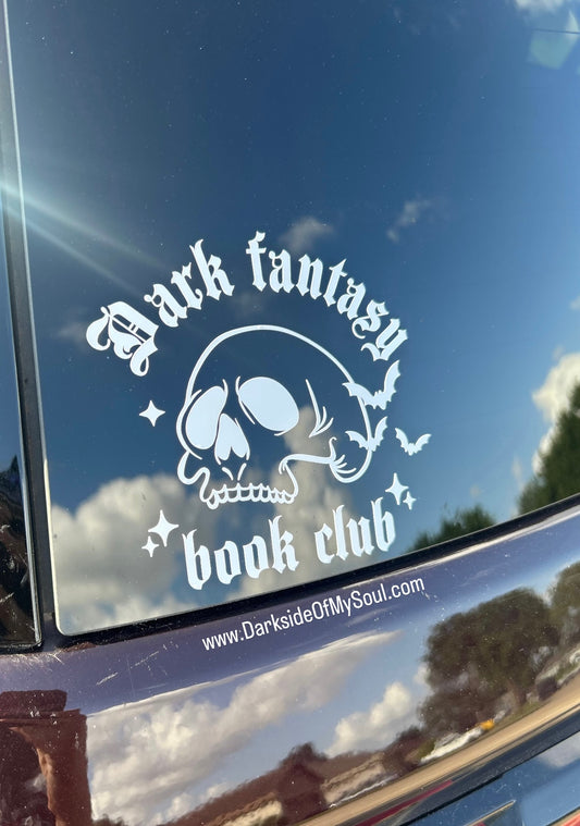 Dark Fantasy Book Club Decal