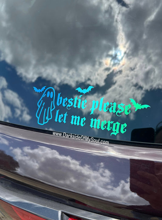 Bestie Ghost Please Let Me Merge Decal