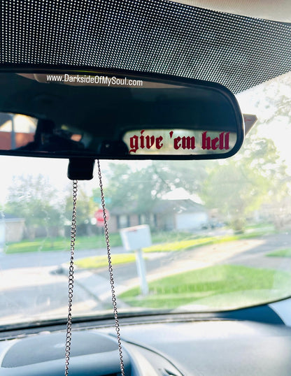 Give 'em hell Decal