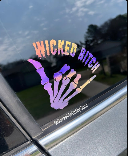 Wicked Bitch Shaka Decal